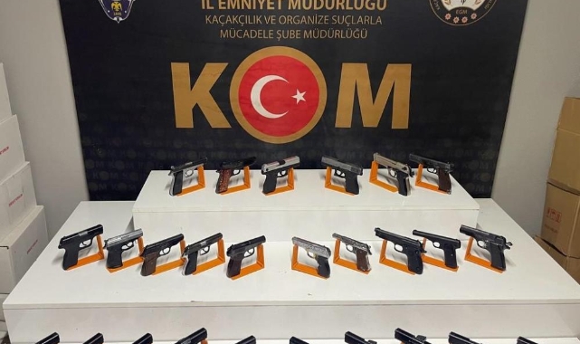 Bursa merkezli ruhsatsız silah operasyonu: 5 kişi tutuklandı