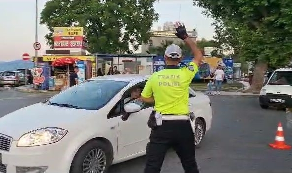 Bursa Mudanya trafiğine bayram denetimi