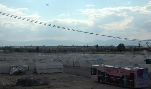 Çadır kentte taciz iddiası