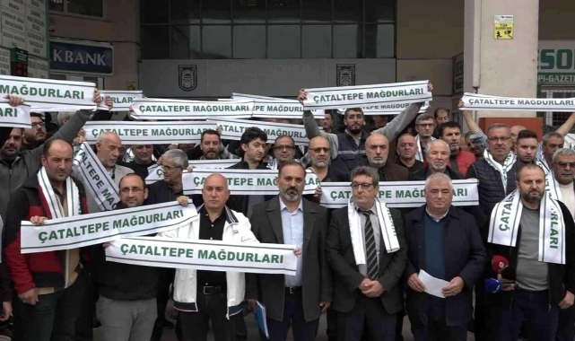 ÇATSANDER: 3 bin mağdur esnafı görmezden geliyorsunuz