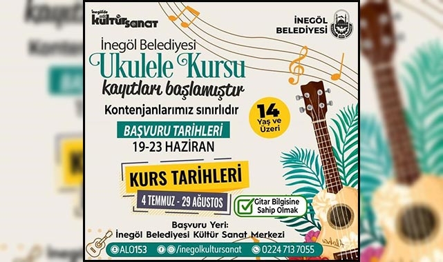 Çocuk resim atölyesi ve ukulele kursu kayıtları başladı