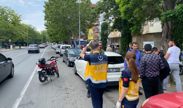 Çorlu’da trafik kazası: 2 yaralı