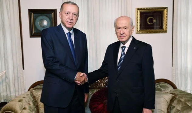 Cumhurbaşkanı Erdoğan'dan Bahçeli'ye ziyaret