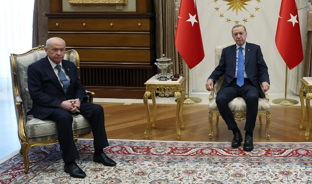 Cumhurbaşkanı Erdoğan, Devlet Bahçeli ile görüştü