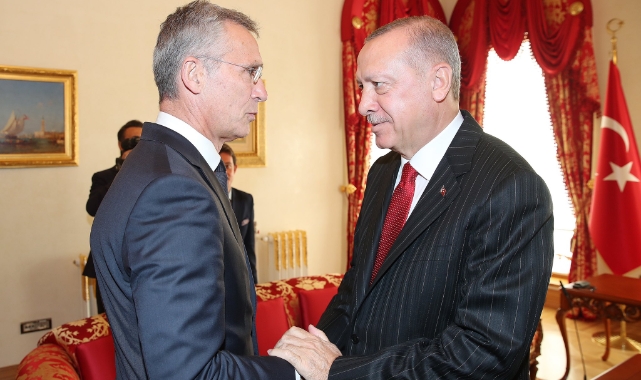 Cumhurbaşkanı Erdoğan Stoltenberg'i kabul etti