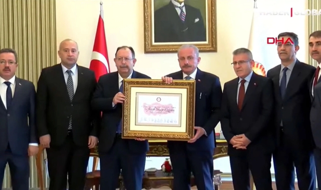 Cumhurbaşkanı mazbatası mecliste
