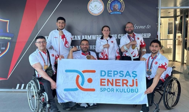 DEPSAŞ Enerji Spor Kulübü 16 madalya ile döndü