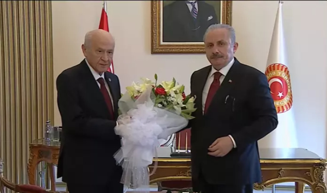 Devlet Bahçeli TBMM Başkanlığı devraldı