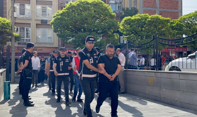 Dolandırıcık yapan şüpheliler adliyeye sevk edildi