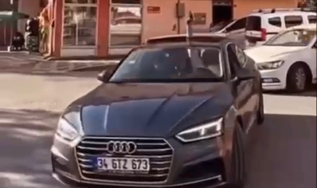 Düğün konvoyunda havaya ateş açtı