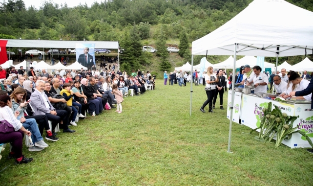 Enginar cennetinde renkli festival