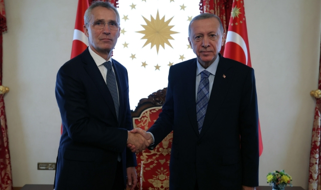 Erdoğan, NATO Genel Sekreteri Stoltenberg'i kabul etti