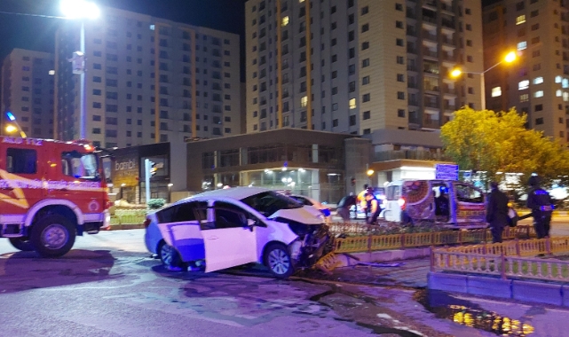 Erzurum’da trafik kazası: 2 yaralı