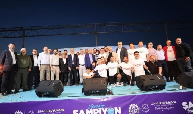 Gebze Belediyesi Ampute Futbol Takımı Süper Lig'e yükseldi