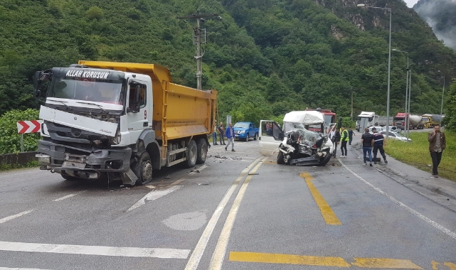 Giresun’da trafik kazası: 1 ölü