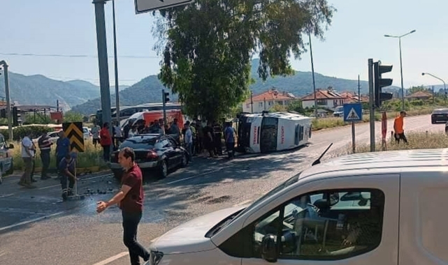 Gökova kavşağında kaza