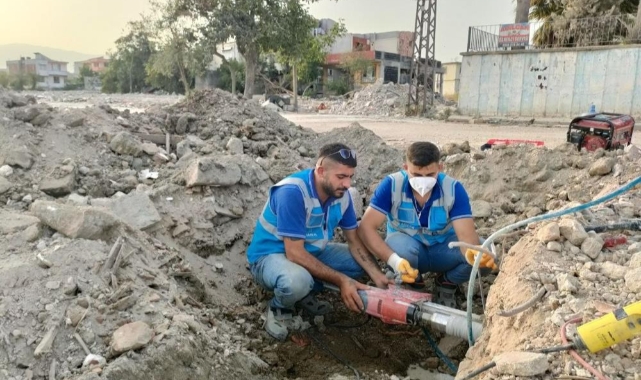 Hatay'da betondan deniz kumu çıktı!