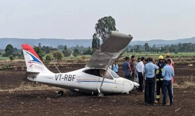 Hindistan’da askeri eğitim uçağı düştü: 2 pilot yaralandı