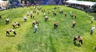 Hünkar Çayırı Yağlı Güreşleri başladı