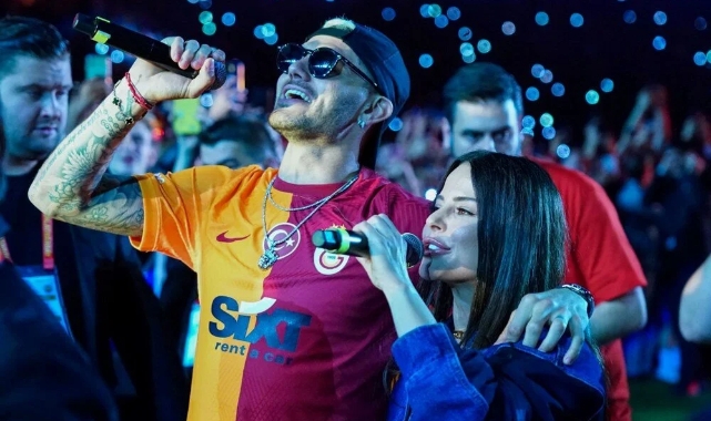 Icardi ile Simge'den 'Aşkın Olayım' düeti geceye damga vurdu