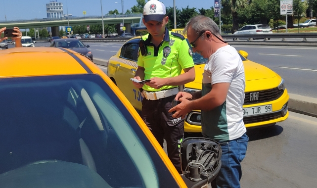İstanbul'da dron ile trafik denetimi yapıldı