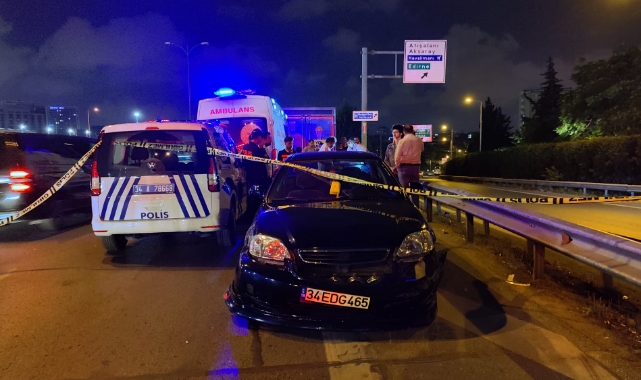 İstanbul'da otomobil motosiklete çarptı: 1 ölü