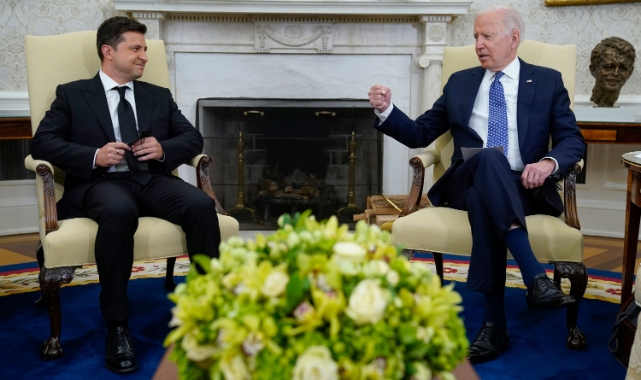 Joe Biden, Zelenski ile görüştü
