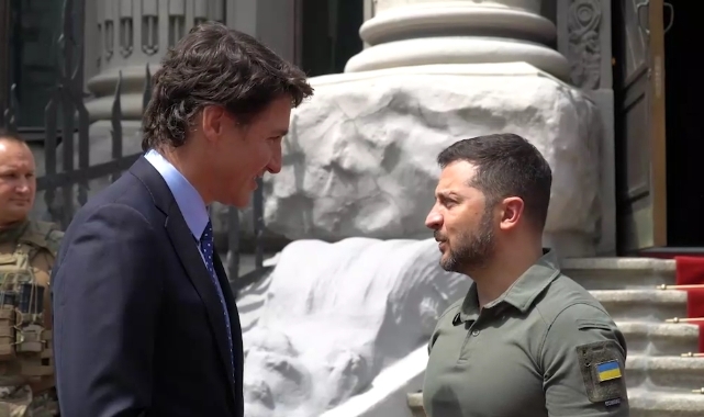 Kanada Başbakanı Trudeau, Kiev’de