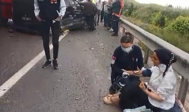 Karabük'te zincirleme kaza: 10 yaralı