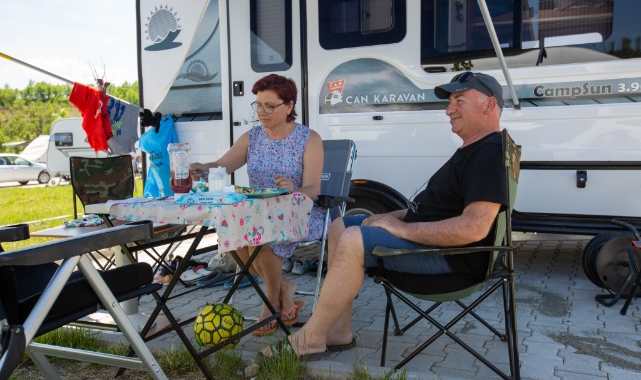 Karavan tutkunları Harmancık'ta buluştu