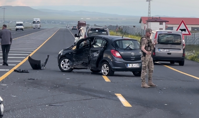 Kars’ta trafik kazası: 4 yaralı