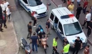 Kaza sonrası ortalık savaş alanına döndü