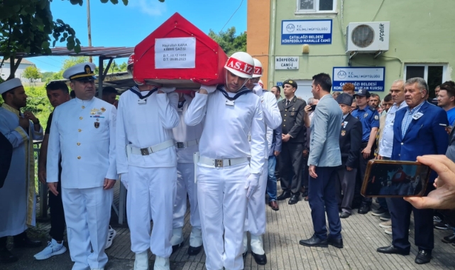 Kıbrıs Gazisi son yolculuğuna uğurlandı