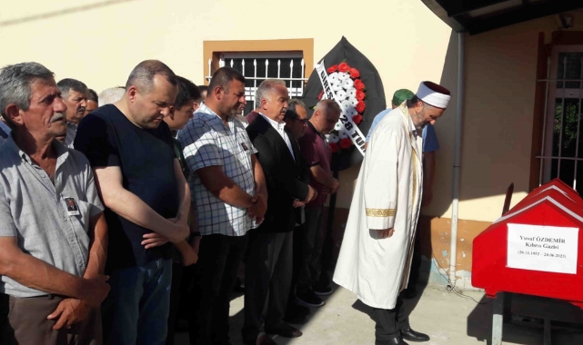 Kıbrıs gazisine son görev
