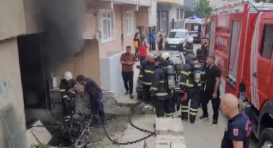 Kıvılcımlar hurda deposuna sıçradı