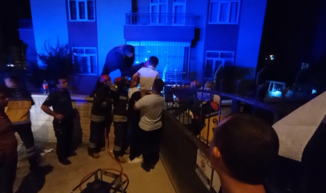 Konya'da çocuğun bacağına korkuluk demiri saplandı