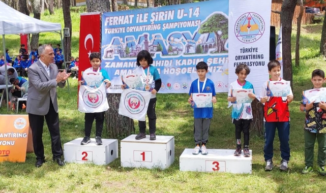 Kütahya Belediyespor Kulübü, Oryantiring Şampiyonası'nda Türkiye 3. oldu