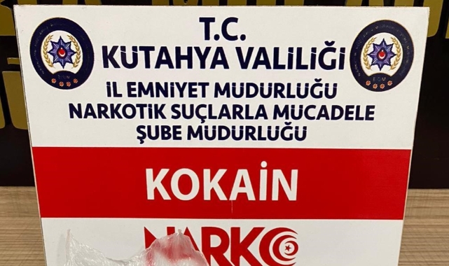 Kütahya’da bir şahsın üzerinde uyuşturucu ele geçirildi