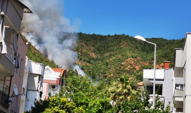 Marmaris'te orman yangını kontrol altına alındı