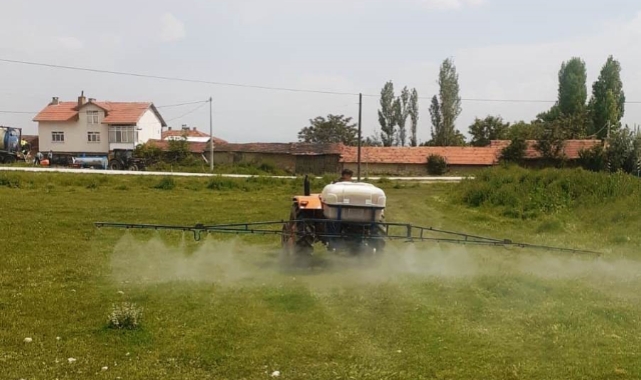 Aslanapa’da meralara hümik asit uygulaması