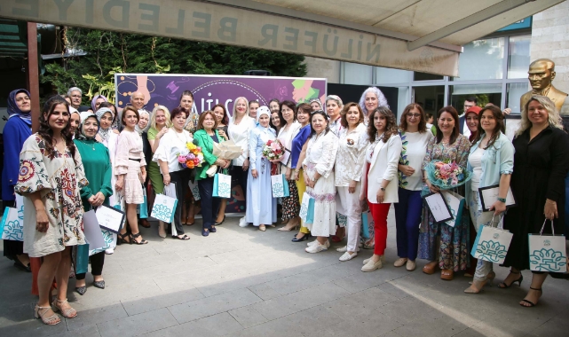 NİLSEM kursiyerlerinin yıl sonu sergisi yapıldı