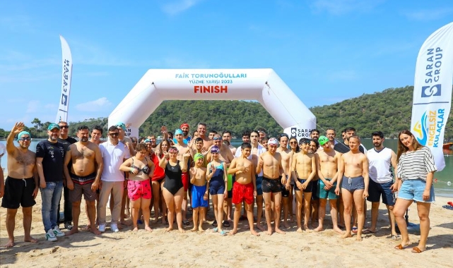Ölüdeniz'de engelli gençler kıyasıya yarıştı