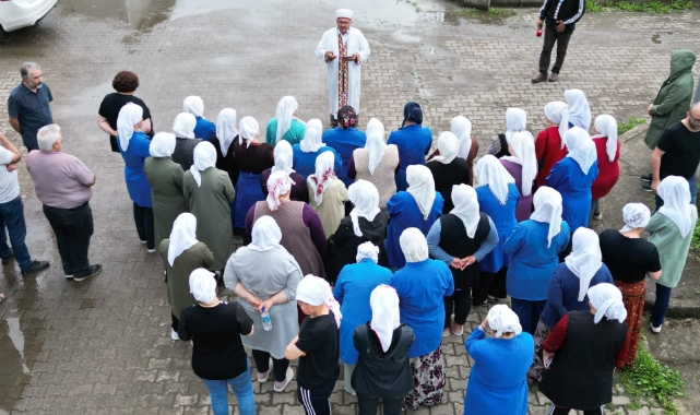 Ordu’da vatandaşlar güneş duası yaptı