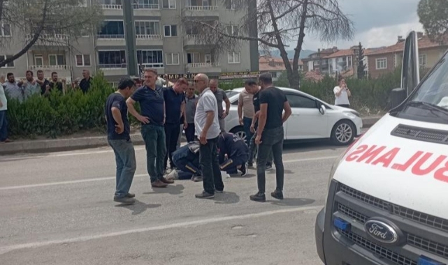 Osmancık'ta otomobilin çarptığı yaşlı adam yaralandı