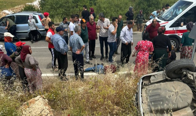 Otomobil takla attı: 4 kişi yaralandı