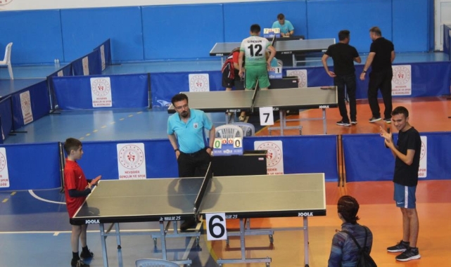 Özel sporcular Masa Tenisi Türkiye Şampiyonası Nevşehir’de