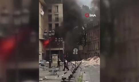 Paris’te doğal gaz patlaması