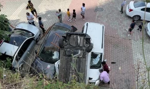 Pedalları karıştırdı ortalık savaş alanına döndü