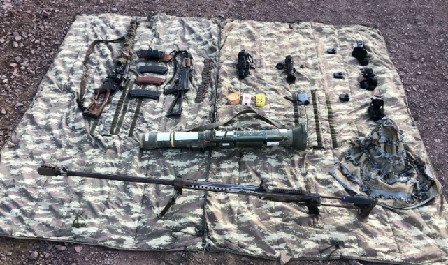 PKK'ya ait silah ve mühimmat ele geçirildi