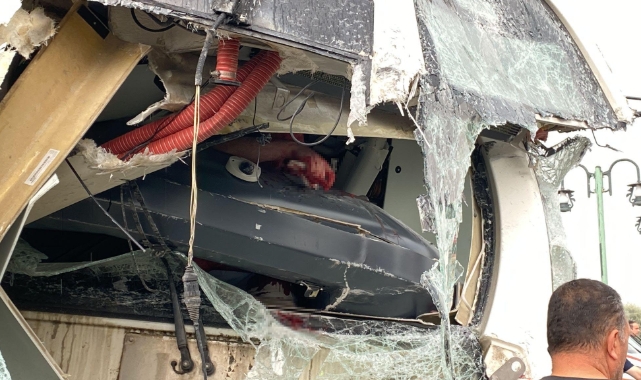 Samsun'da iki tramvay çarpıştı
